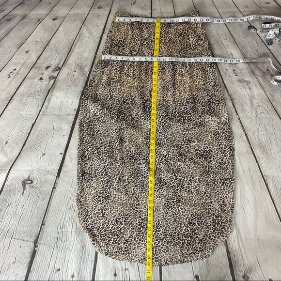 UO Ecote Leopard Animal Print Maxi Skirt Size 10 - Picture 7 of 15